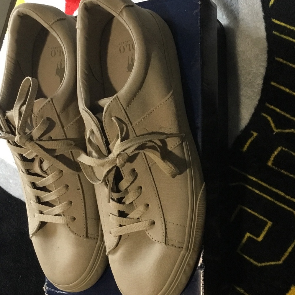 Polo by Ralph Lauren Beige Men's Sneakers